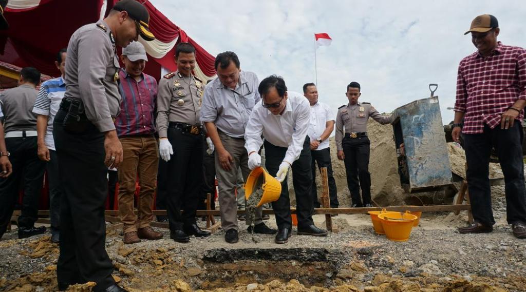 Dibangun RAPP, Polres Pelalawan Segara Miliki Kantor Pelayanan Baru